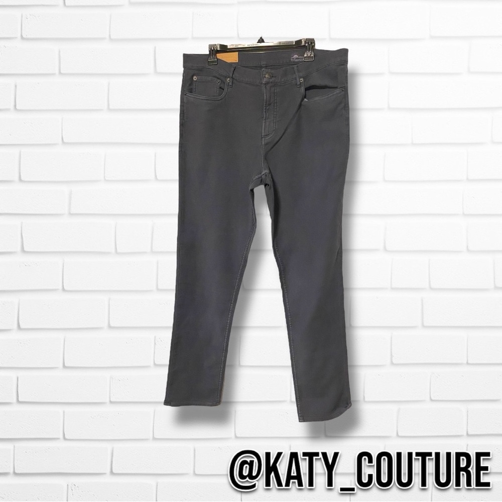 FAHERTY STRETCH TERRY 5 POCKET PANTS IN NAVY, MENS 36Wx32L, NWT.